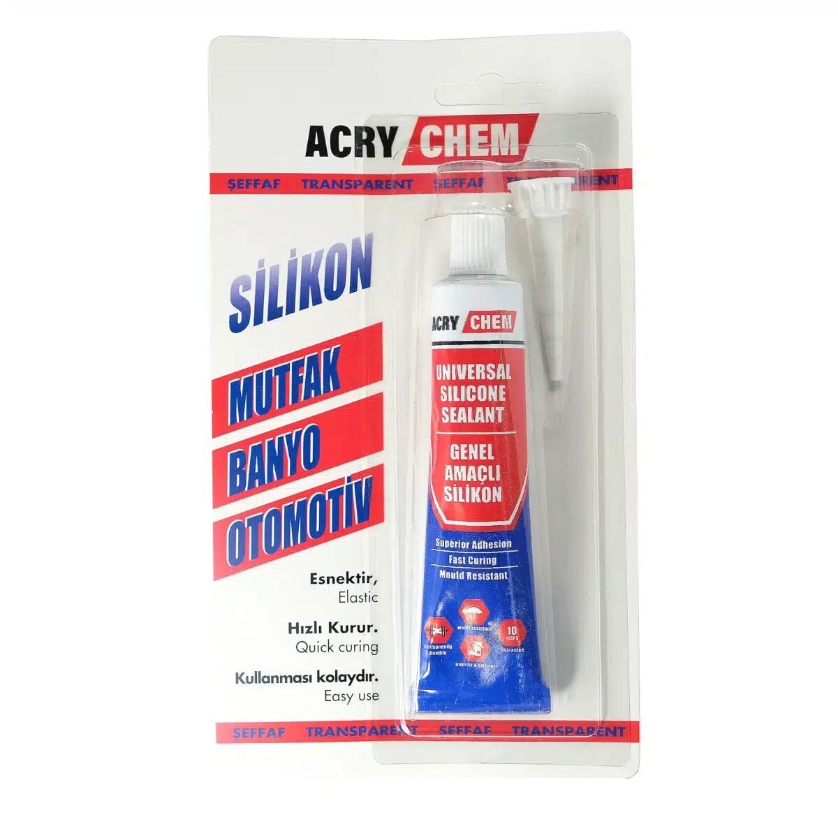 Acry Chem Şeffaf Silikon 40ml