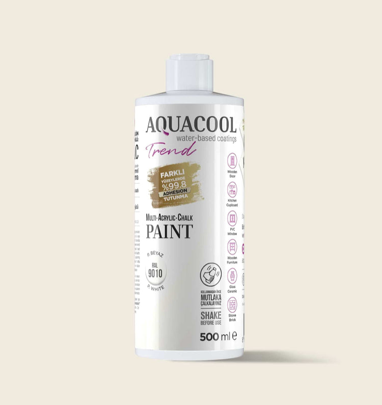 Aquacool Trend MAC Paint RAL Series 9010 Pure White 500 ml